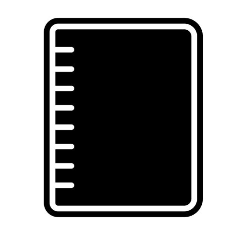 Spiral Notebook Icon Design 505454 Vector Art At Vecteezy