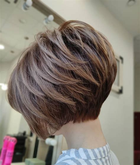 Mind Blowing Short Hairstyles For Fine Hair Stacked Bob Haircut Hot Sex Picture