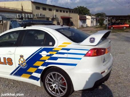 Now it is up to inspector sani and inspector. Polis & Mitsubishi Evolution 10 nya (siap sticker) - Justkhai