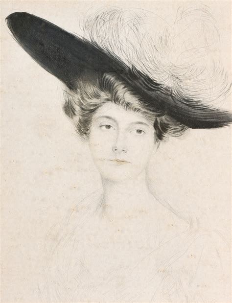 Paul César Helleu 1859 1927 Attribuée à Portrait De