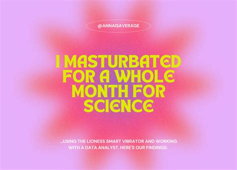 I Masturbated Everyday For A Whole Month With The Lioness Vibrator He