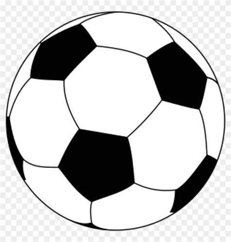Football Black And White Football Clipart Images Soccer Ball Drawing
