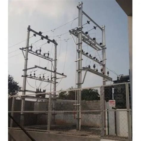 11 Kv Double Pole Structure At Rs 13000piece Pole Structure In Unnao