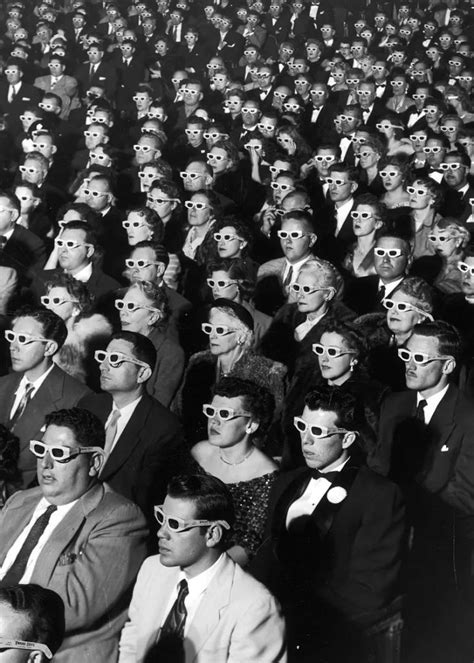 3d Glasses At Paramount Theater In 1952