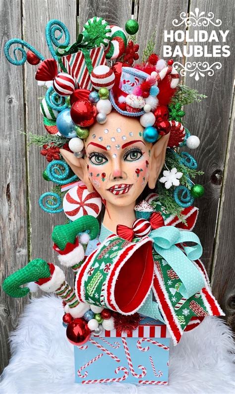 Pin By Karen Williams Cline On Crafts Christmas Elf Whimsical Christmas Elf Centerpieces