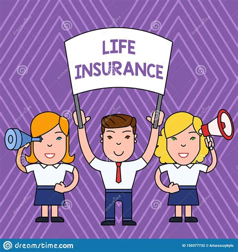 Handwriting Text Life Insurance Concept Meaning Payment Of Death