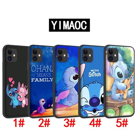 Iphone 12 Mini 11 Pro Xr Xs Max Soft Case Lilo Stitch Cute Besschen