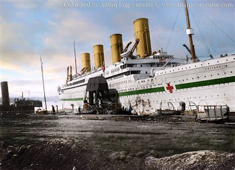 At The Port Hmhs Britannic The 13 November 1915 Was Finally