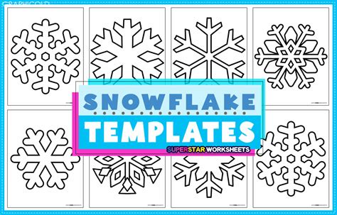 Snowflake Templates Create Unique Winter Decorations With Ease
