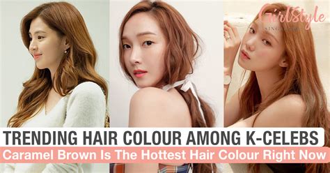 Caramel Brown Hair Colour Is Trending Among Korean Celebrities