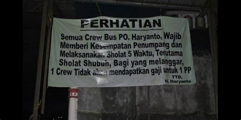 Haryanto mania thanks to : Bus Haryanto Wajibkan Sopir Berhenti Saat Waktu Salat ...