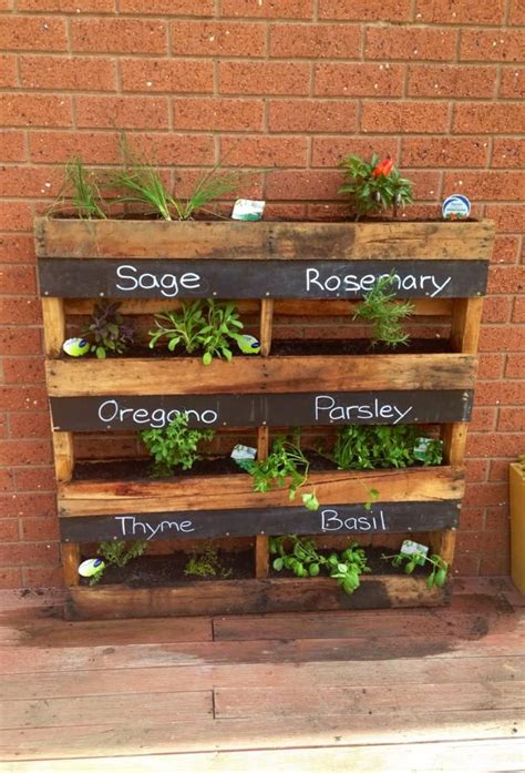 Herb Planter Box Using Wood Pinterest Herb Planters Planters And