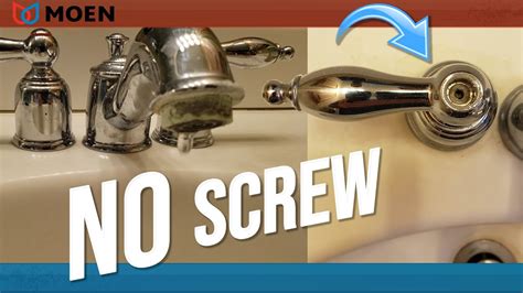 How To Fix A Leaking Faucet Without A Screw In The Handle Moen Faucet