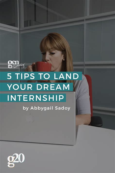 How To Land Your Dream Internship Gentwenty Scholarships For College Internships For