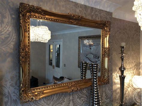 15 The Best Large Gold Antique Mirrors