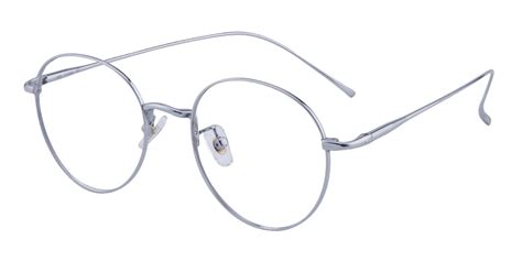 Glenview Round Silver Eyeglasses