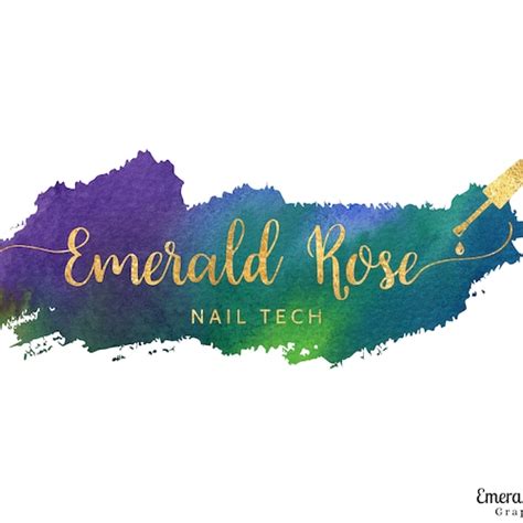 Pre Made Pink Teal And Gold Logo Website Logo Business Logo Etsy