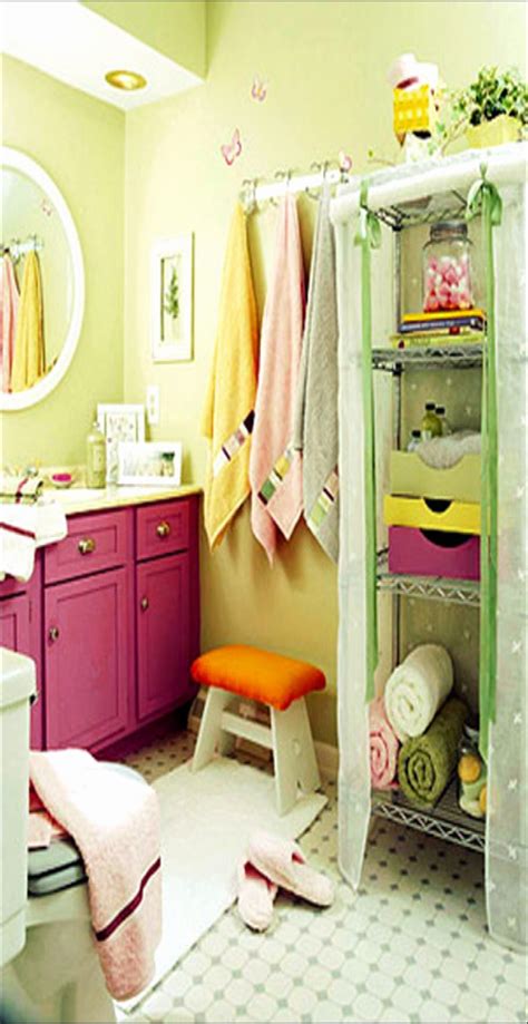 Whether it is our plush microfiber rugs, decorative shower curtains or a place to neatly store all your hot styling tools. 48 Unique Girls Bathroom Ideas | Girl bathrooms, Girl ...