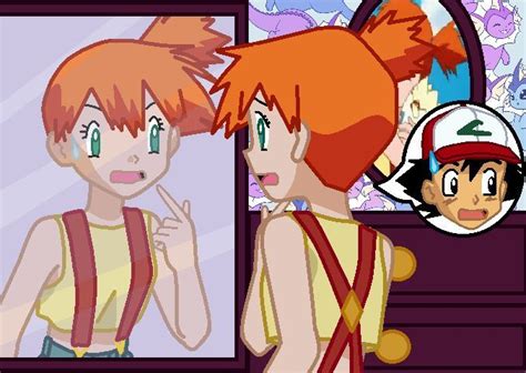 Misty And Ash Pokeswap By TheWalrusclown On DeviantArt Body Swap Anime Ash And Misty