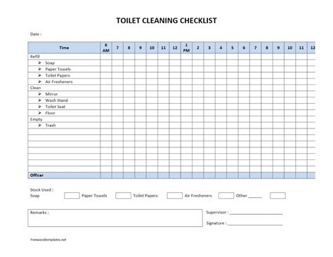 Contoh Checklist Kebersihan Toilet Kantor Pos Trackin Vrogue Co