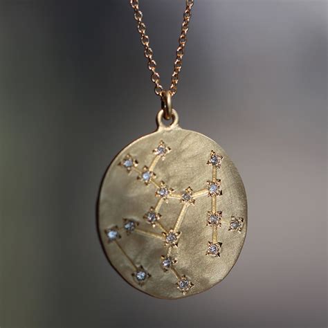 Brooke Gregson Sagittarius 14k Gold Diamond Constellation Astrology