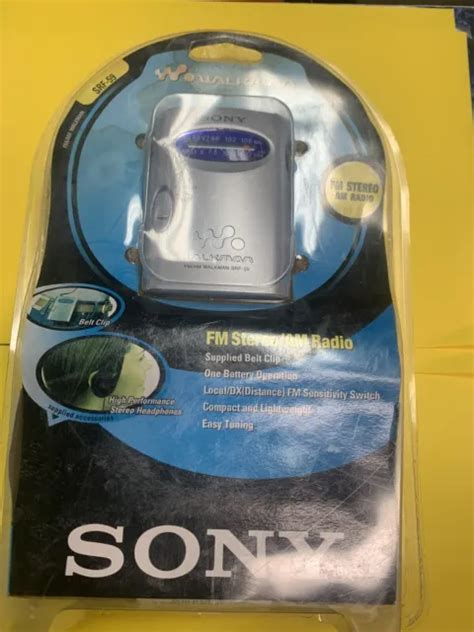 Sony Walkman Srf 59 Fm Stereoam Radio 9500 Picclick