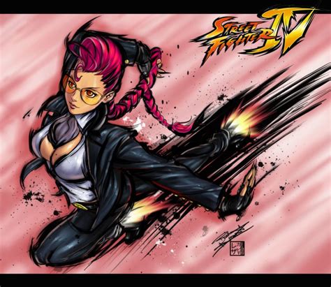 Crimson Viper Street Fighter Fight Like A Girl Artist Inspiration