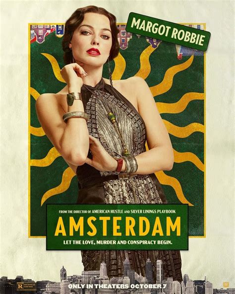 Margot Robbie Amsterdam Poster And Photos 2022 • Celebmafia