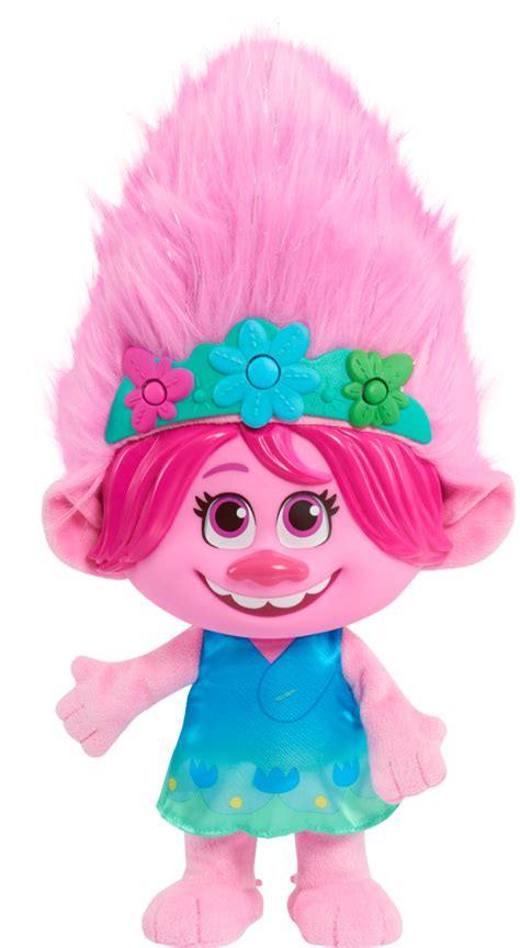 Best Buy Just Play Trolls World Tour Color Poppin Poppy Plush Toy 65310