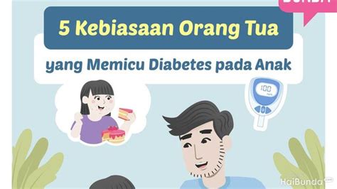 5 kebiasaan orang tua yang memicu diabetes pada anak