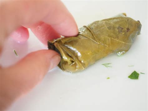 Feuilles de vigne farcies à la grecque dolmadakia