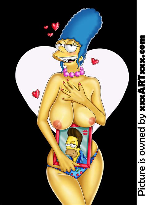 Slutty Marge Simpson Masturbating When Home Xxx Dessert Picture 1