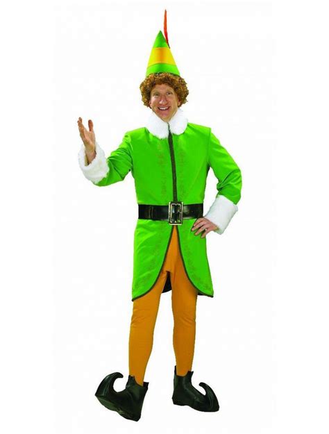 Rubies Mens Buddy The Elf Deluxe Costume As Shown Large Wi01405929