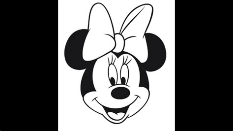 Como Dibujar A Minnie Mouse Paso A Paso Youtube