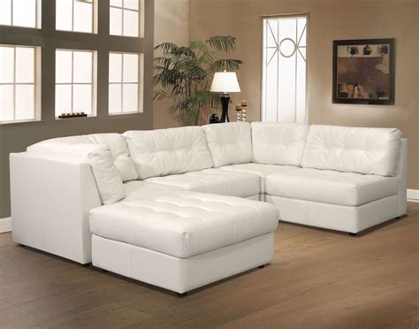 White Leather Sectional Sofa Decorating Ideas Baci Living Room