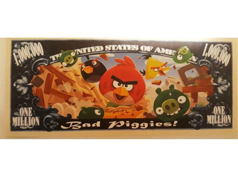 Collectible Funny Money Daffy Duck And Angry Birds