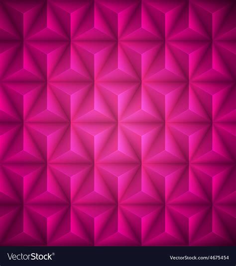 Pink Geometric Abstract Low Poly Paper Background Vector Image