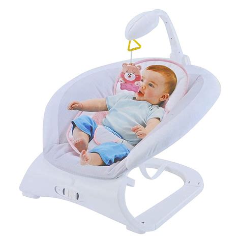 Karmas Product Baby Contrast Bouncer With Vibrating Seatpink