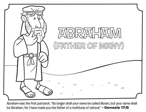 God had promised to make a great nation of abraham's offspring born of sarah. Abraham - Bible Coloring Pages | What's in the Bible ...