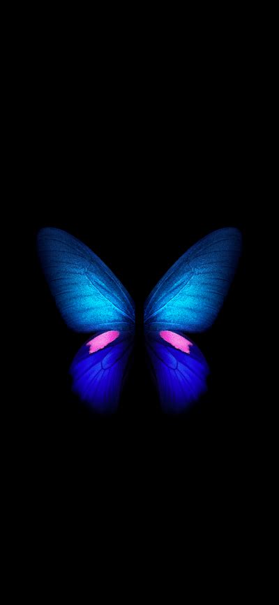 Butterfly Galaxy Fold Blue Live Wallpaper Wallpapers Central