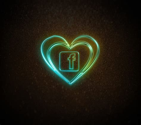 Facebook Heart Logo Hd Wallpaper Peakpx