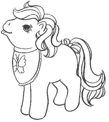 pony coloring pages coloringpagescom