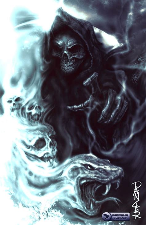 Grim Reaper Ii By Unlimitedvisual On Deviantart Grim Reaper Art Dark