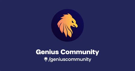 Genius Community Twitter Instagram Facebook Tiktok Linktree