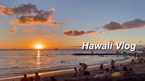 하와이 브이로그🌈🌴 혼자 열심히 돌아다닌 와이키키 Layover In Hawaii Youtube