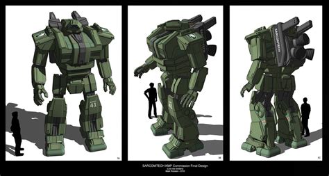 Sarcomtech Commission By Marrekie Giant Robots Mecha Science Fiction