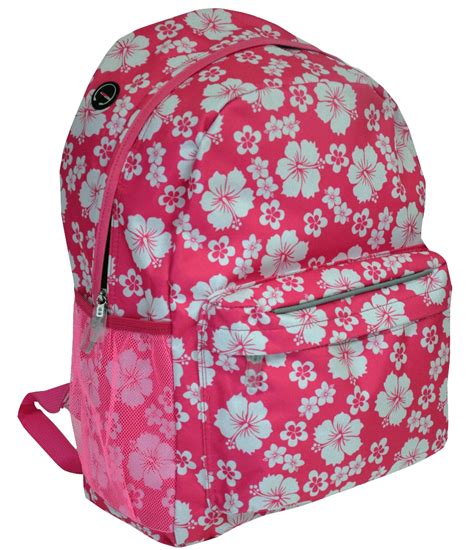 Pink Floral Backpack Victoria 2 Schoolwear