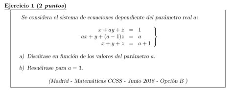 Ejercicio De Discusión De Sistemas De Ecuaciones Dse05 Aprende