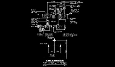 Fire Hydrant Detail Drawing Is Given In This Autocad File Cadbull