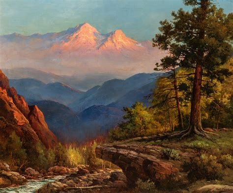 Robert Wood High Mountain Landscape Desc